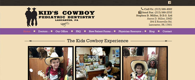 Pediatric Dentist Website Design