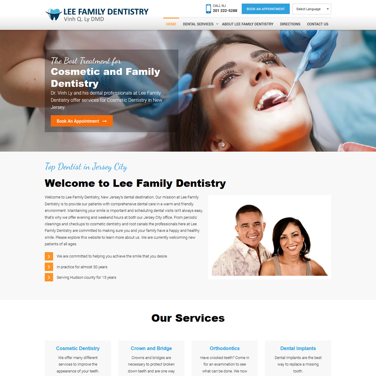 Jersey City Dental Website Website Design