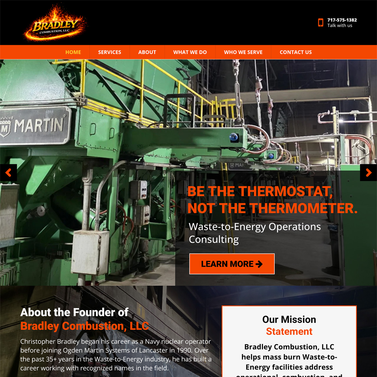 Industrial Website Website Design